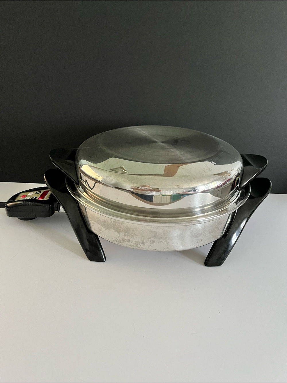 SaladMaster 12” Electric Skillet SA012OCU T304-T316L Surgical Stainless Steel
